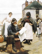 When The Boats Are Away - Walter Langley