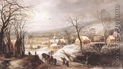 Winter landscape c. 1620 - Joos De Momper