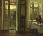 At The Window - Carl Wilhelm Holsoe
