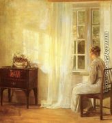 Waiting By The Window - Carl Wilhelm Holsoe