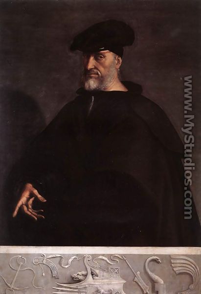 Portrait of Andrea Doria c. 1526 - Sebastiano Del Piombo (Luciani)
