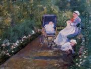 Children In A Garden - Mary Cassatt