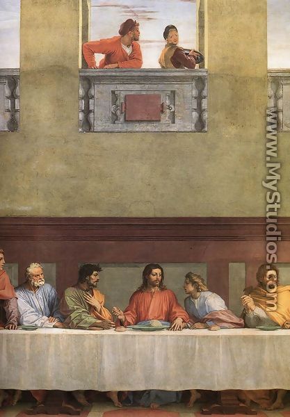 The Last Supper (detail 1) 1520 - Andrea Del Sarto