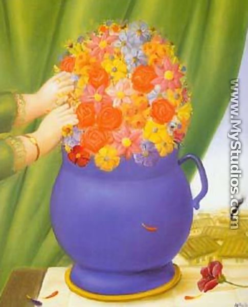 Flowers 1994 - Fernando Botero