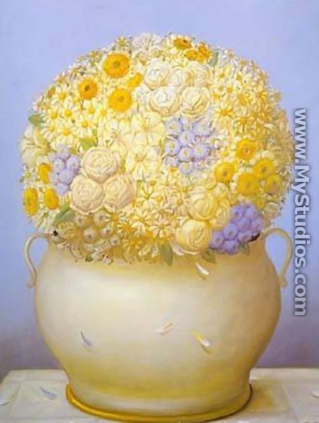 Flowers 1995.jpg - Fernando Botero