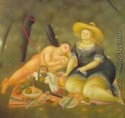 Le Dejeuner Sur I Herbe 1969 - Fernando Botero