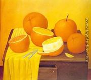 Oranges 1989 - Fernando Botero