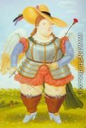 Saint Michael Archangel 1986 - Fernando Botero