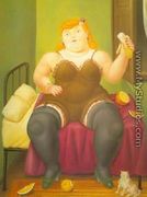 Seated Woman 1994 - Fernando Botero