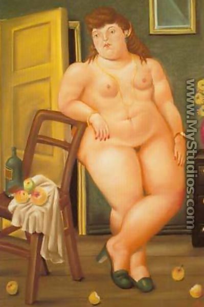 Still Life With Oranges 1993 - Fernando Botero
