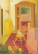 The Bedroom 1993 - Fernando Botero