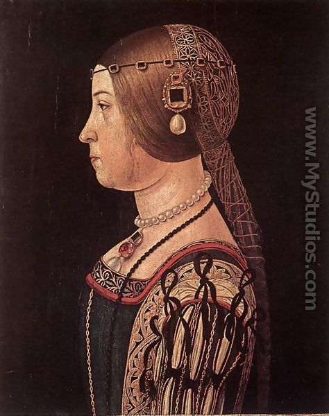 Portrait of Barbara Pallavicino 1510s - Alessandro Araldi