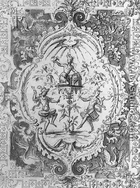 Arabesque c. 1704 - Claude III Audran