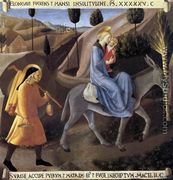 Flight into Egypt 1450 - Angelico Fra