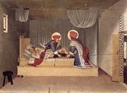 The Healing of Justinian by Saint Cosmas and Saint Damian 1438 - Angelico Fra