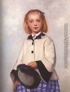 The Artist's Daughter Louise, 1874 - Albert Anker