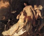 Venus and Adonis c. 1650 - Jacob Adriaensz Backer