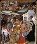 The Adoration of the Magi 1385-88 - Manfredi de Battilor Bartolo Di Fredi Fredi