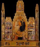 The Coronation of the Virgin 1388 - Manfredi de Battilor Bartolo Di Fredi Fredi