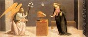 Predella: Annunciation 1488 - Bartolomeo Di Giovanni