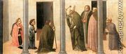 Predella: Consecration of the Church of the Innocents 1488 - Bartolomeo Di Giovanni