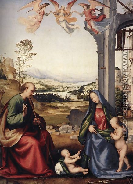 The Holy Family with St John the Baptist 1506-07 - Fra Bartolomeo