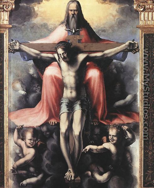 Trinity (detail) 1513 - Domenico Beccafumi