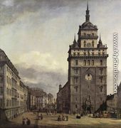 The Kreuzkirche in Dresden 1747-56 - Bernardo Bellotto (Canaletto)