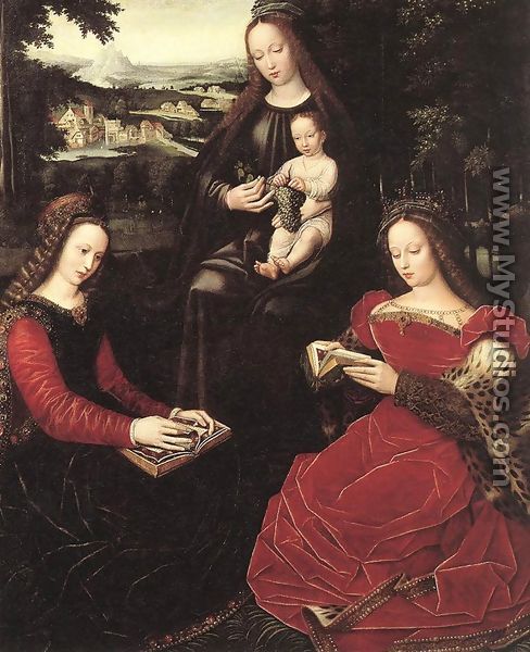 Virgin and Child with Saints - Ambrosius Benson