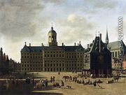 Amsterdam- View of the Dam with the Town Hall 1697 - Gerrit Adriaensz Berckheyde