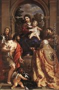 Madonna and Saints 1626-28 - Pietro Da Cortona (Barrettini)