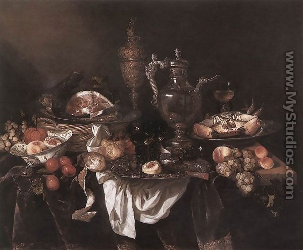 Banquet Still-Life - Abraham Hendrickz Van Beyeren