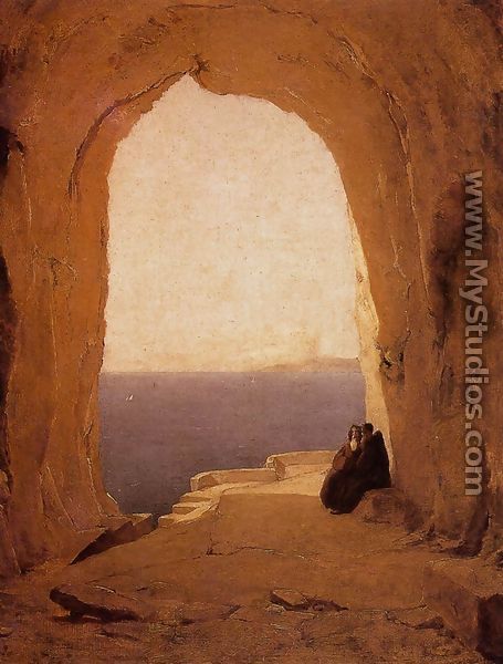 Grotto in the Gulf of Naples 1829 - Karl Blechen