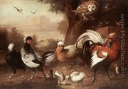 Fowls and Owl, (Baromfiak és bagoly) - Jakab Bogdany