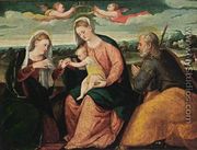 The Mystic Marriage of St Catherine c. 1545 - Bonifacio Veronese (Pitati)