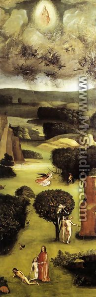 Triptych of Last Judgement (left wing) - Hieronymous Bosch