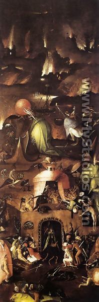 Triptych of Last Judgement (right wing) - Hieronymous Bosch
