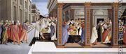 Baptism of St Zenobius and His Appointment as Bishop 1500-05 - Sandro Botticelli (Alessandro Filipepi)