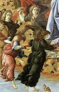Coronation of the Virgin (detail 2) 1490-92 - Sandro Botticelli (Alessandro Filipepi)