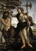 Pallas and the Centaur c. 1482 - Sandro Botticelli (Alessandro Filipepi)