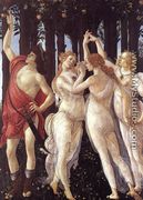 Primavera (detail 1) c. 1482 - Sandro Botticelli (Alessandro Filipepi)