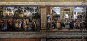 Scenes on the left wall 1481-82 - Sandro Botticelli (Alessandro Filipepi)