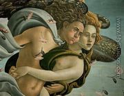The Birth of Venus (detail 1) c. 1485 - Sandro Botticelli (Alessandro Filipepi)