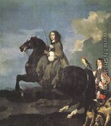 Queen Christina of Sweden on Horseback, 1653 - Sébastien Bourdon