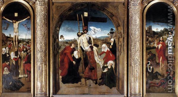 Passion Altarpiece (central) c. 1455 - Dieric the Elder Bouts