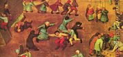 Children's Games (detail 8) 1559-60 - Pieter the Elder Bruegel