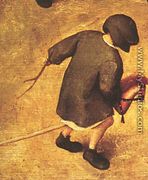 Children's Games (detail 16) 1559-60 - Pieter the Elder Bruegel