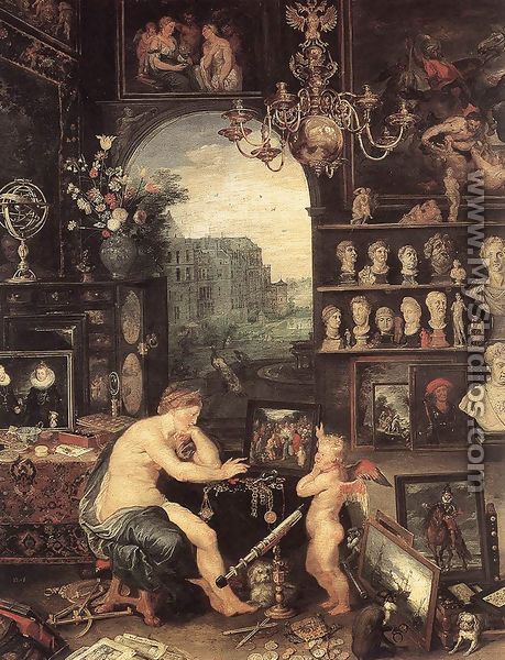 The Sense of Sight (detail 1) 1617 - Jan The Elder Brueghel