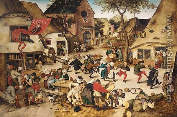 The Kermesse of St George 1628 - Pieter The Younger Brueghel