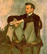 Portrait of Renoir 1867 - Frederic Bazille